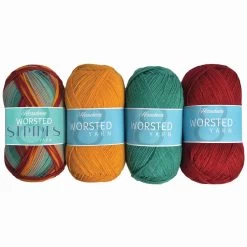 Herrschners Worsted 8 Stripes Yarn Pack