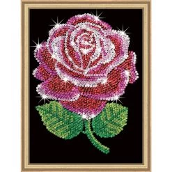 KSG Crafts Red Rose Sequin Kit