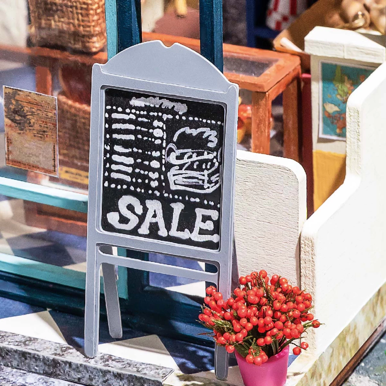 Robotime Nancy's Bake Shop Model - Paper - Image 4