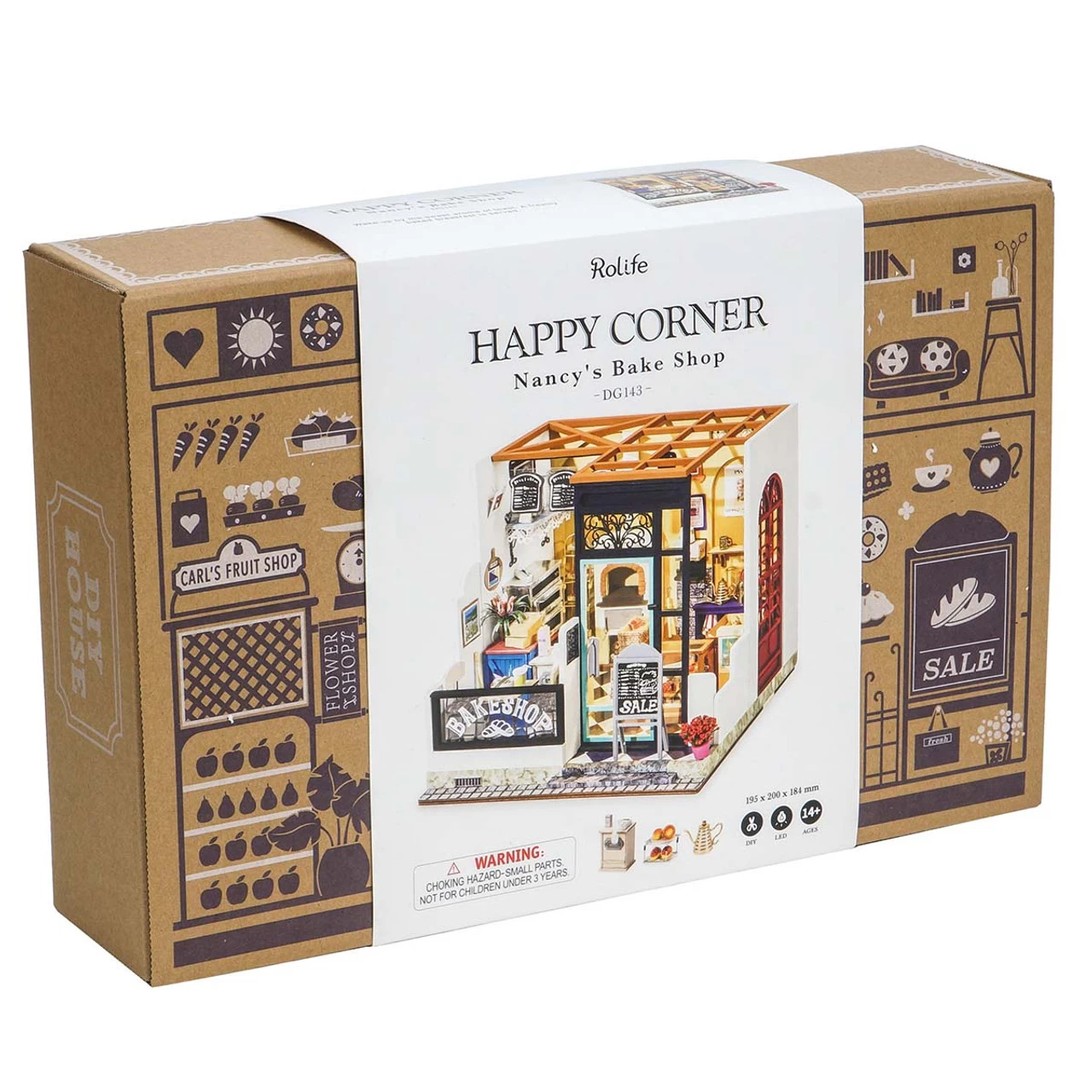 Robotime Nancy's Bake Shop Model - Paper - Image 6