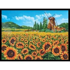 Diamond Dotz Sunflower Windmill Diamond Painting
