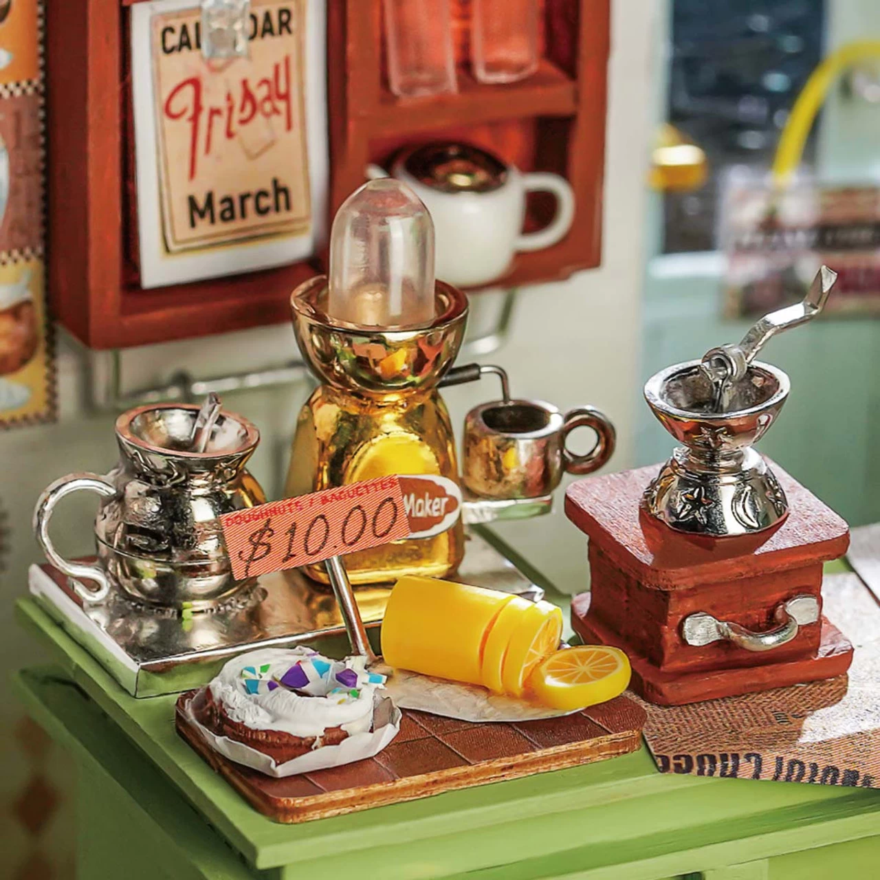 Robotime Flowery Sweets & Teas Model - Paper - Image 2