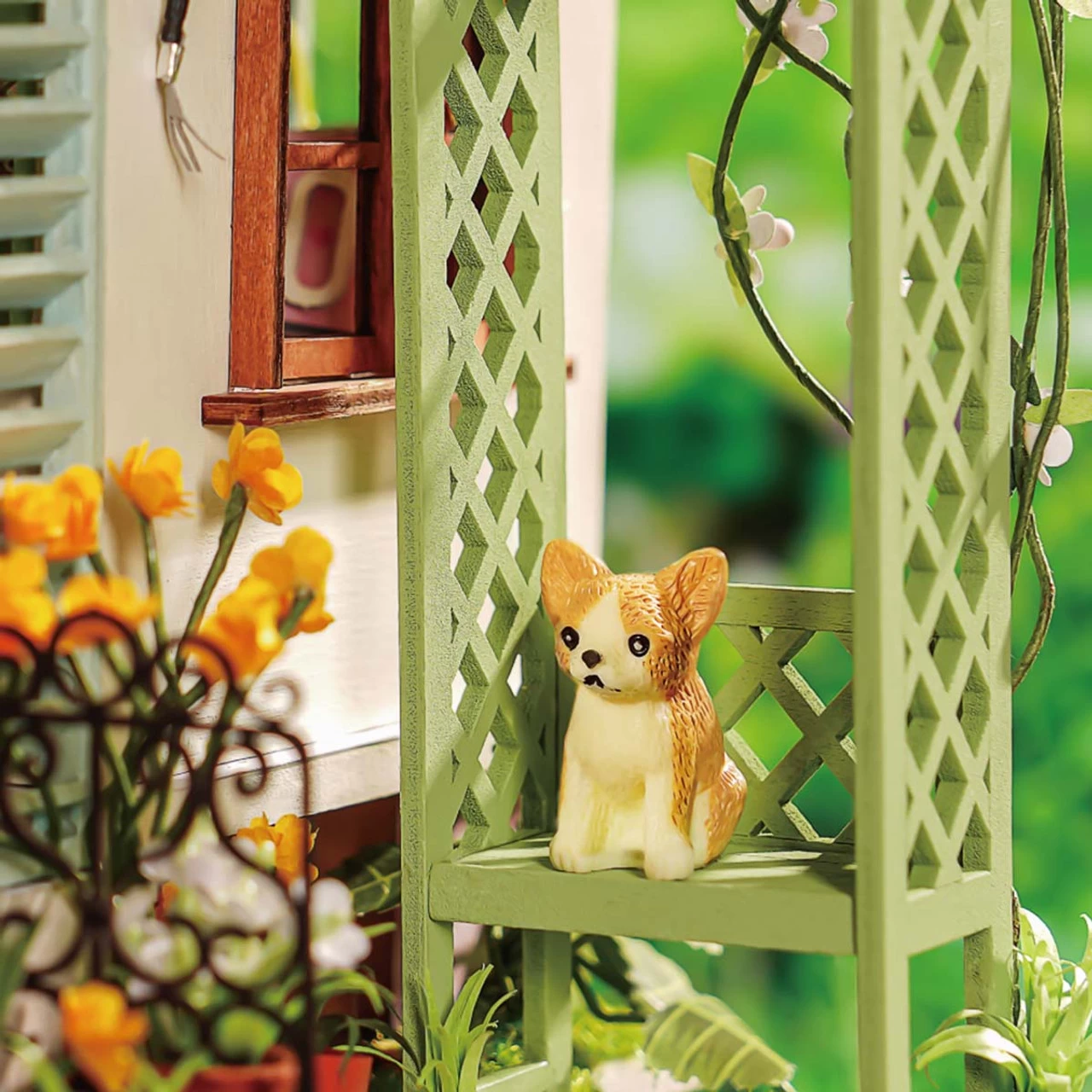 Robotime Flowery Sweets & Teas Model - Paper - Image 3