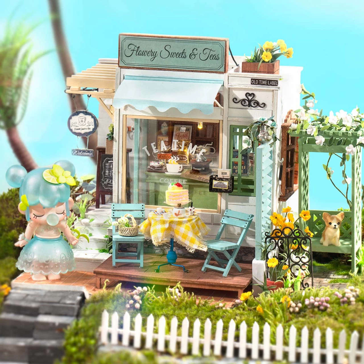 Robotime Flowery Sweets & Teas Model - Paper - Image 4