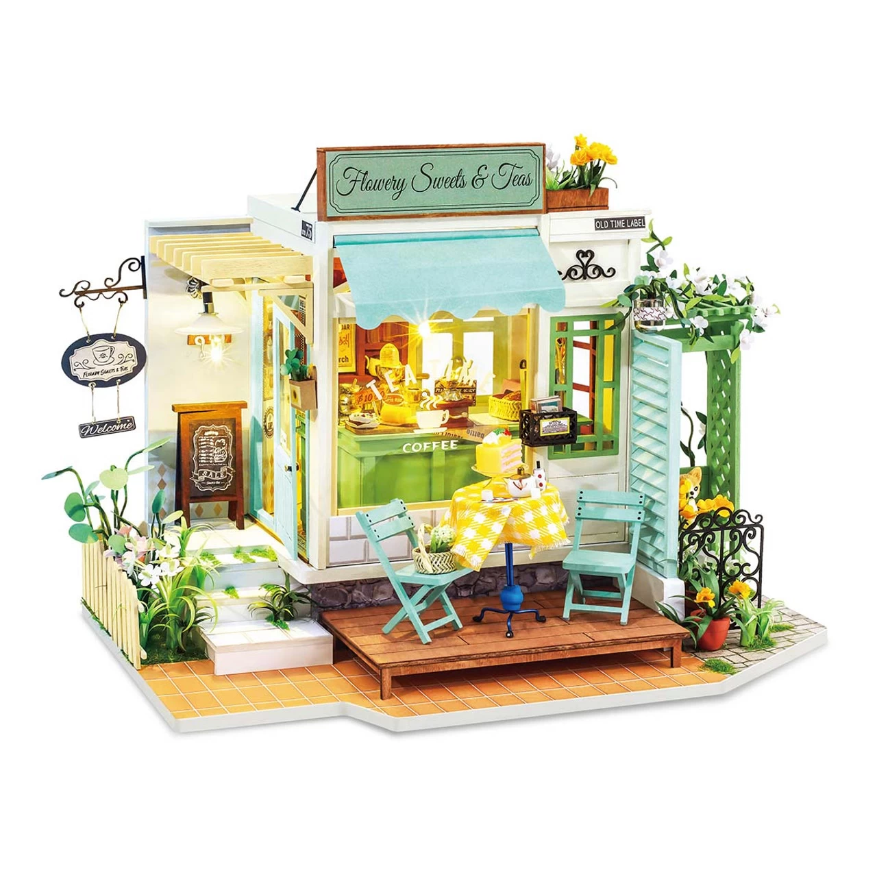 Robotime Flowery Sweets & Teas Model - Paper