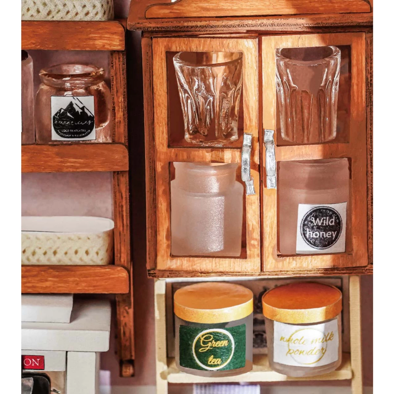 Robotime Honey Ice-cream Shop Model - Paper - Image 3