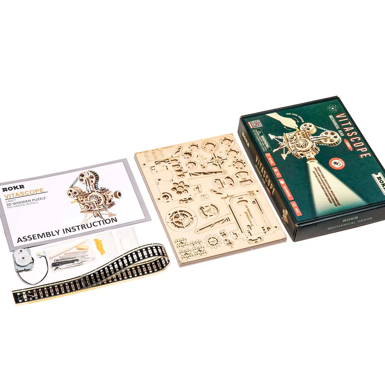 Robotime Vitascope Model - Wood - Image 3