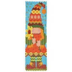 Herrschners Sunflower Gnome Pony Bead Kit