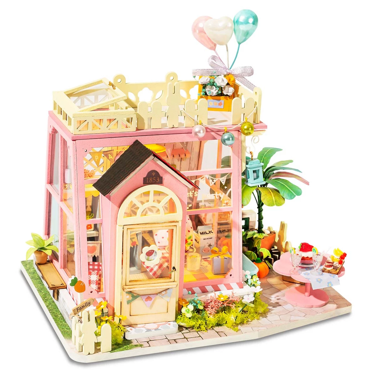 Robotime Holiday Party Time Model - Wood