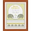 Herrschners Elephant Parade Birth Record Counted Cross-Stitch Kit