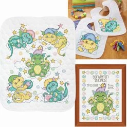 Baby By Herrschners Sleepy Dragons Set