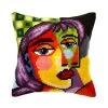 Orchidea Picasso Beauty Pillow Cover Needlepoint Kit