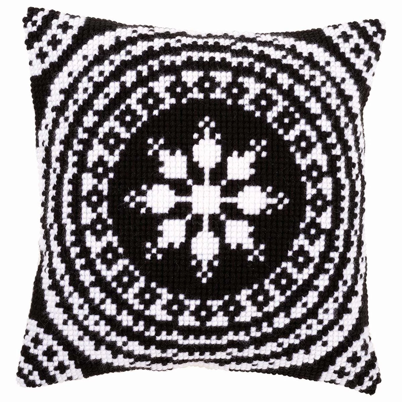 Vervaco Black & White I Stamped Cross-Stitch Kit