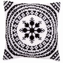 Vervaco Black & White II Stamped Cross-Stitch Kit