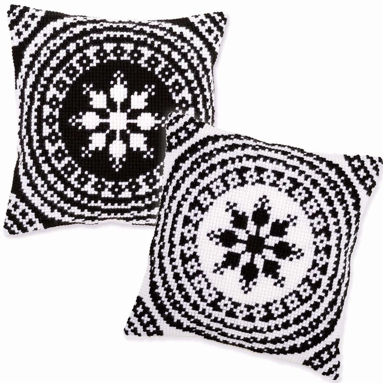 Vervaco Black & White Set Stamped Cross-Stitch