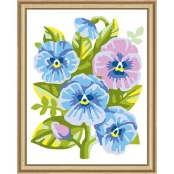 Collection D'Art Pansies Needlepoint Kit