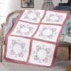 Herrschners Flora Quilt Blocks Stamped Embroidery