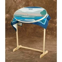 Frank Edmunds & Co. Hardwood Quilt Hoop With Stand Accessory