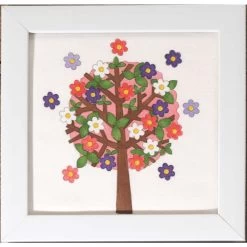 Herrschners Spring Tree With Frame Stamped For Painting