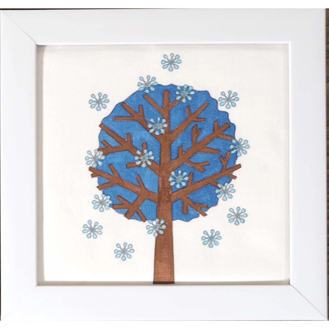 Herrschners Winter Tree With Frame Stamped For Painting