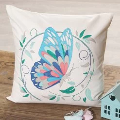 Herrschners Butterfly Pillow