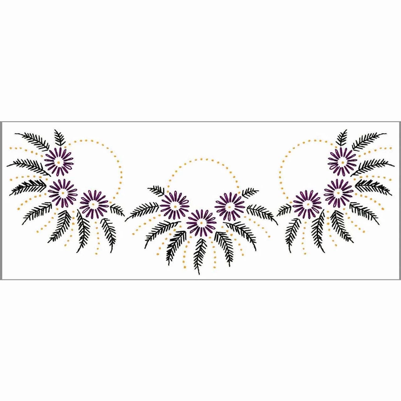 Herrschners Susanna Pillowcase Pair Stamped Embroidery - Image 2