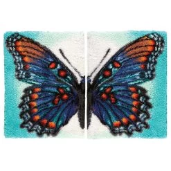 Herrschners Bold Butterfly Latch Hook Kit