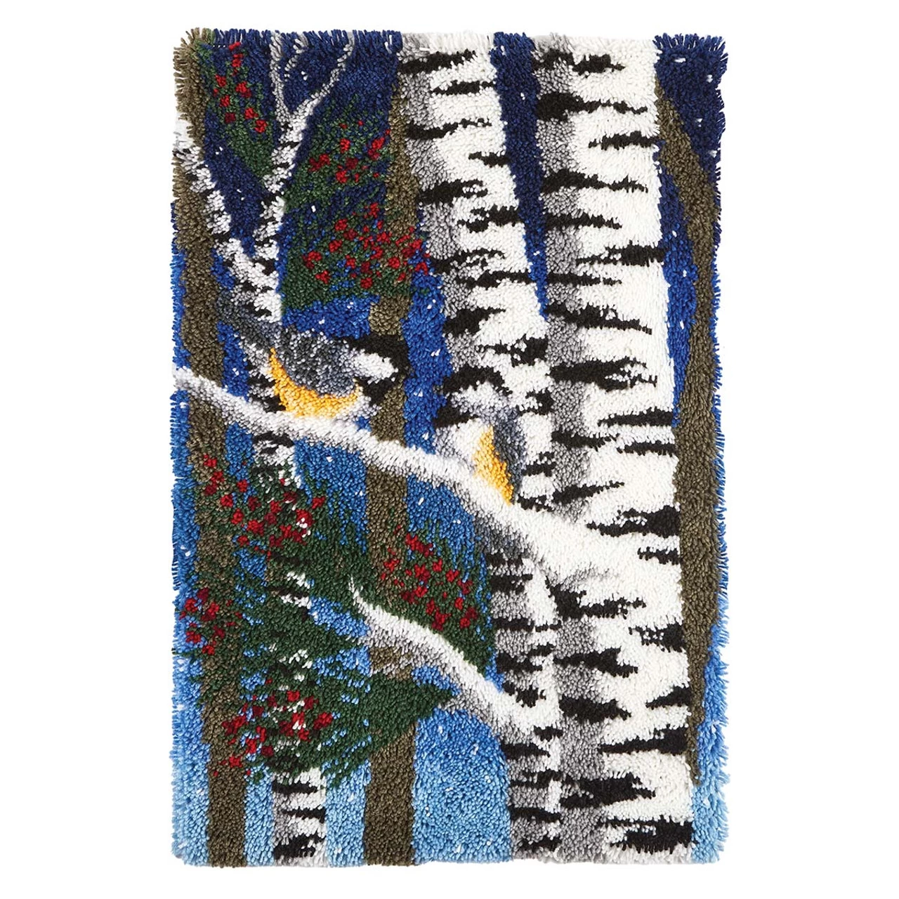 Herrschners Winter Birches Latch Hook Kit