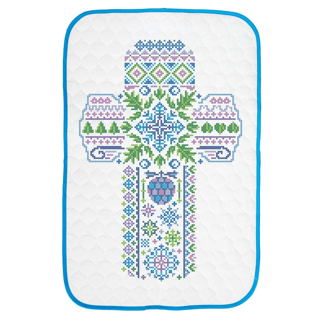 Herrschners Winter Cross Wall Hanging Stamped Cross-Stitch Kit