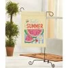 Herrschners Hello Summer Porch Flag Stamped Cross-Stitch Kit