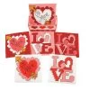 Herrschners Hearts & Love Coasters With Holder Plastic Canvas Kit