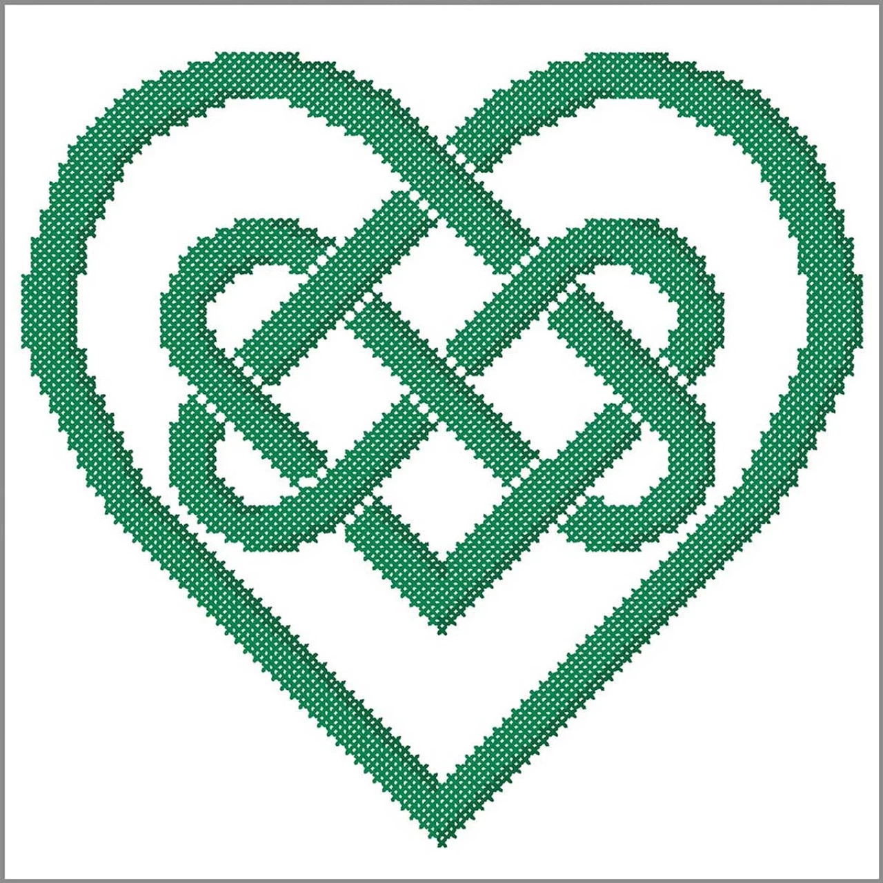 Herrschners Celtic Knot Quilt Blocks Stamped Cross-Stitch - Image 2
