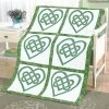 Herrschners Celtic Knot Quilt Blocks Stamped Cross-Stitch