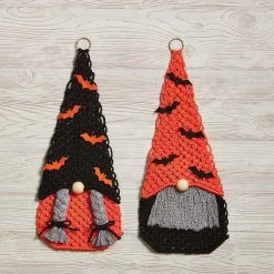 Herrschners Halloween Gnomes Macrame