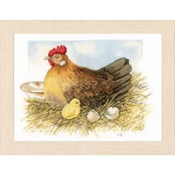 Lanarte Mother Hen Counted Cross-Stitch Kit