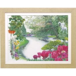 Thea Gouverneur Keukenhof Garden II Counted Cross-Stitch Kit