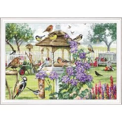 Letistitch Bird Garden Counted Cross-Stitch Kit