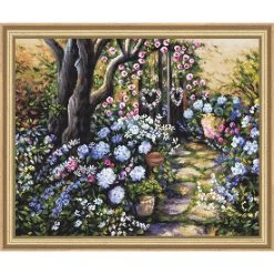 Letistitch Wonderland Garden Counted Cross-Stitch Kit