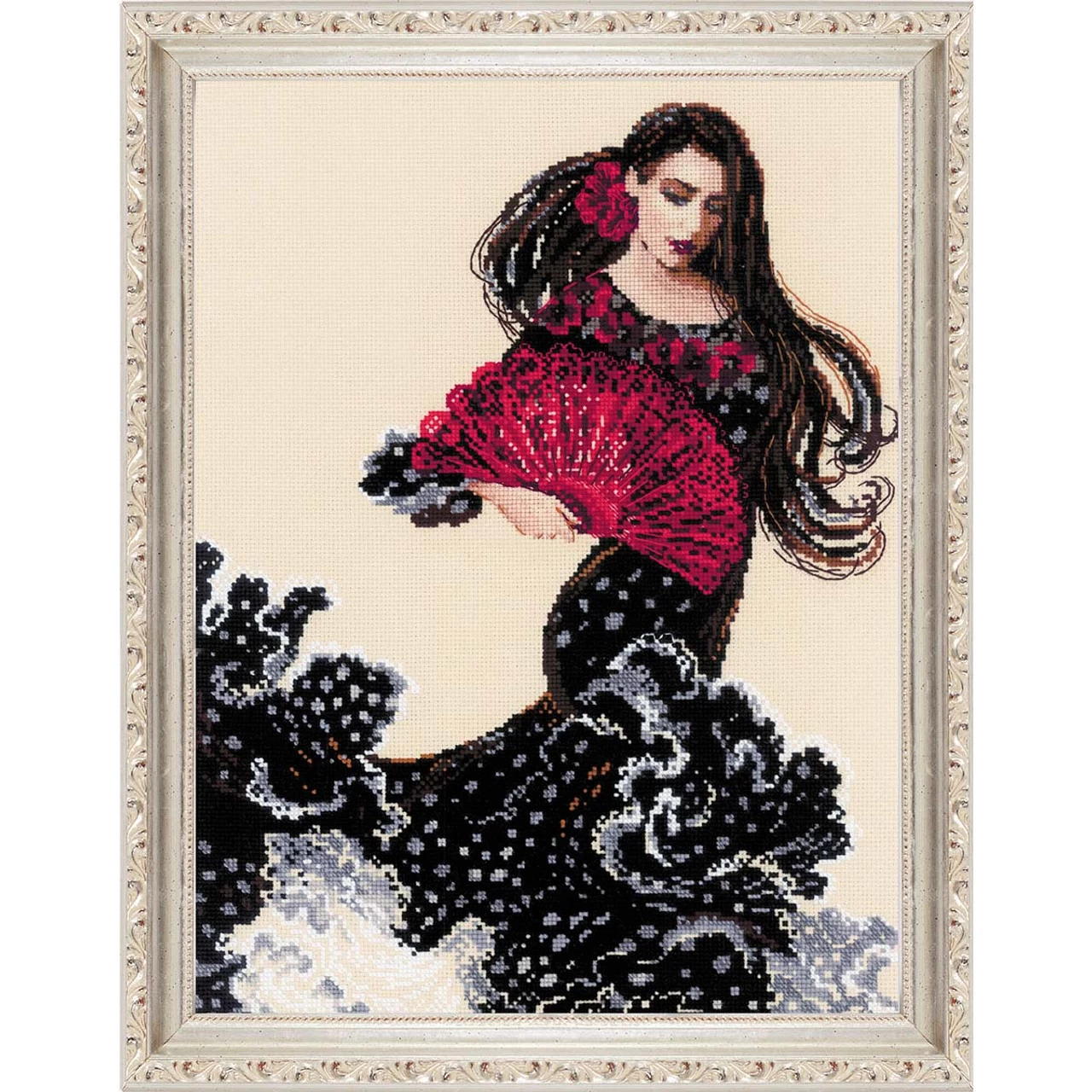RIOLIS Dancer With A Fan Counted Cross-Stitch Kit