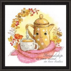 RIOLIS Friendship Tea Counted Cross-Stitch Kit