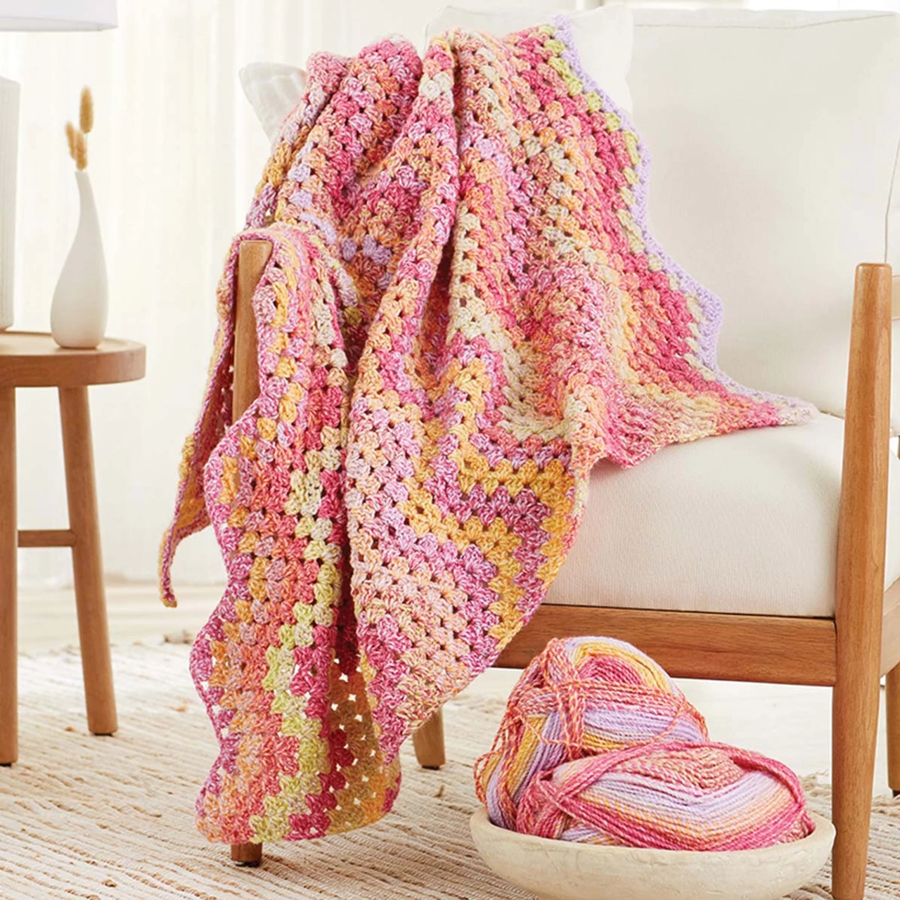 Premier® Premier Granny Chevron Throw Crochet Kit