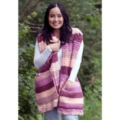 Herrschners Gradation Pocket Shawl Crochet Kit