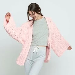 Bernat Cozy Oversized Cardigan Crochet Kit