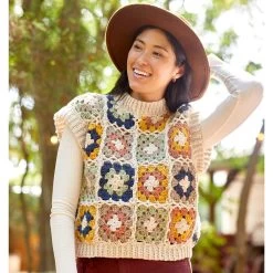 Premier® Premier Granny Square Vest Crochet Kit