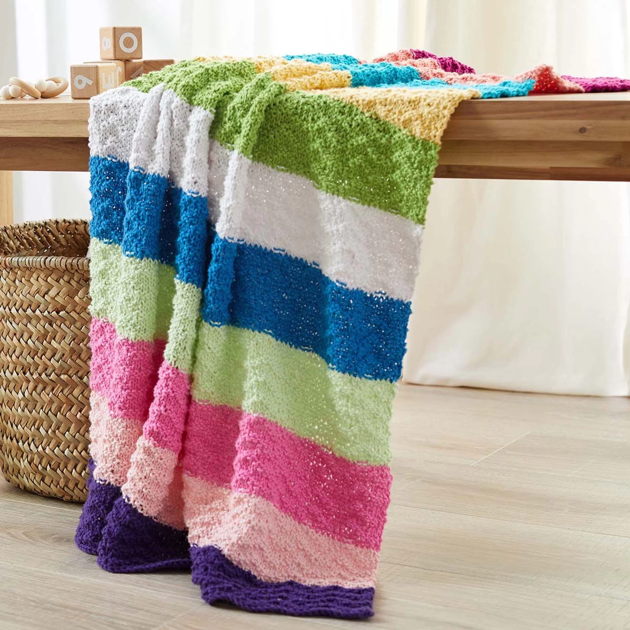 Premier® Premier Color Waves Baby Blanket Knit Kit