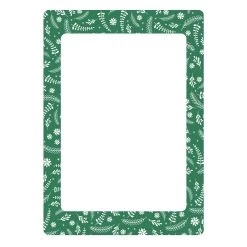 Herrschners Tri-Fold Cards Set/12 - Green Fern Counted Cross-Stitch