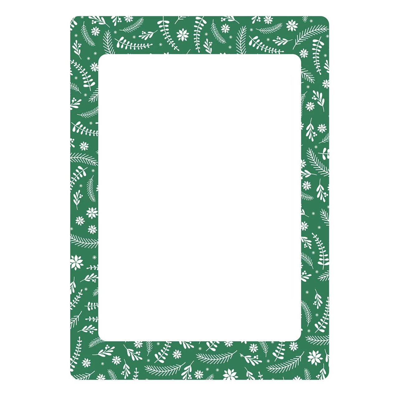 Herrschners Tri-Fold Cards Set/12 - Green Fern Counted Cross-Stitch