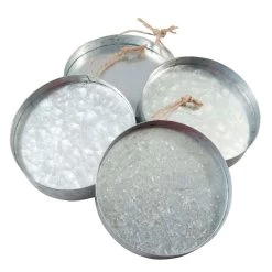 Circle Metal Ornament Set Accessory