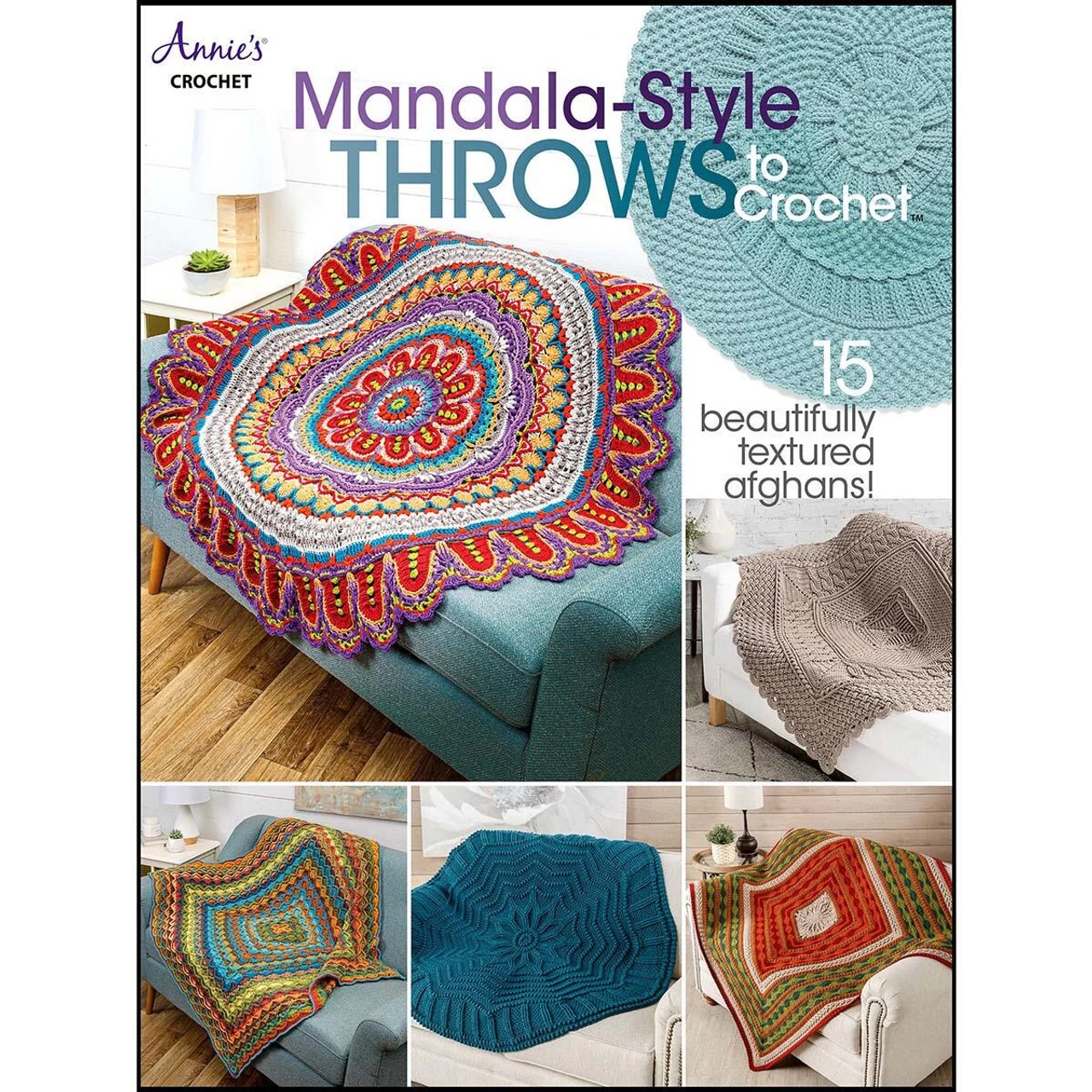 Annie's Mandala-Style Throws To Crochet Book