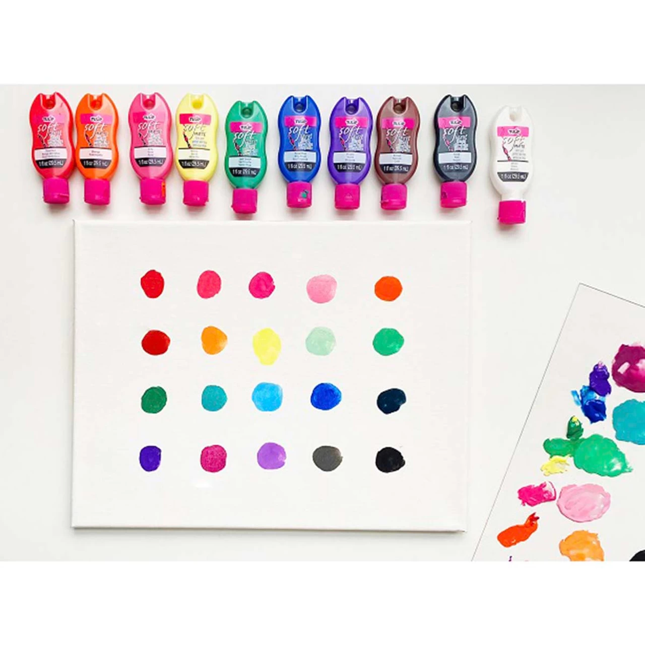 Tulip Brush-On Fabric Paint Rainbow-10 Pack - Image 3